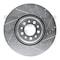 Dynamic Friction Co BRAKE ROTOR DRILLED AND SLOTTED SILVER 631-42013L - alternate 1